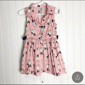Pink dog dress 2T